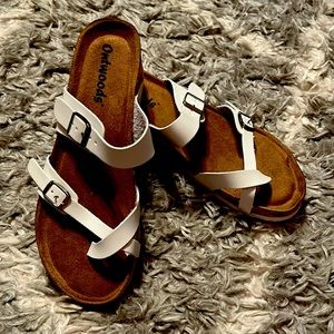 New sandals Sz 10 never wore them